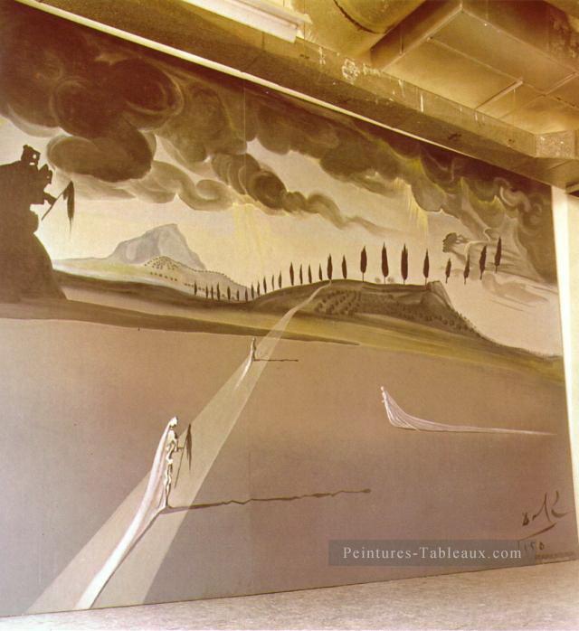 ドン・ファン・テノリオ・サルバドール・ダリの背景油絵